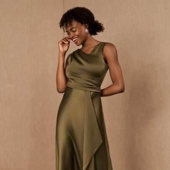Anthropologie Espen Satin Dress - Brand New - Picture 1 of 4